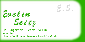 evelin seitz business card